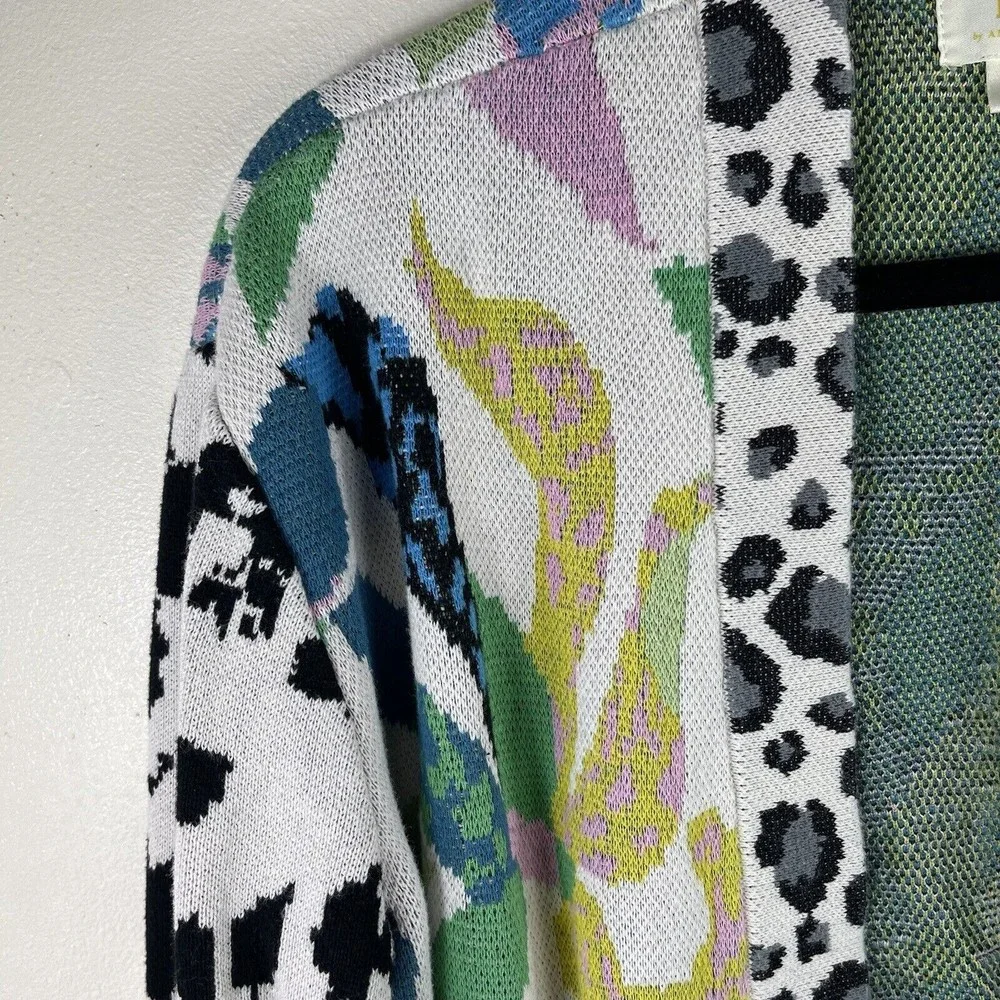 Anthropologie Maeve‎ Savannah Contrast Open Cardigan X-Small